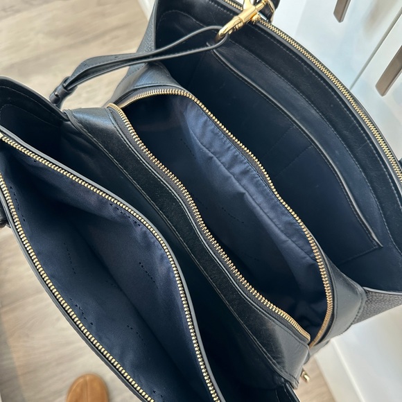 Black and Gold Coach bag, great for work or play! - Picture 3 of 9